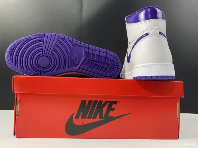 Cheap 1 PURPLE JORDAN RETRO HIGH CD0461-151 COURT AIR 0510